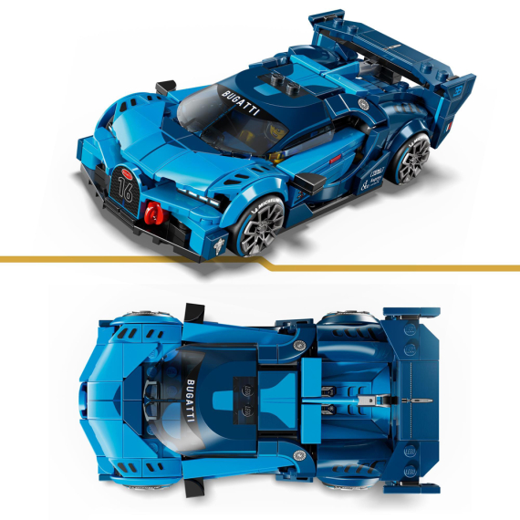 Конструктор LEGO Speed Champions Спортивний автомобіль Bugatti Vision GT Hyper, 284 Деталі