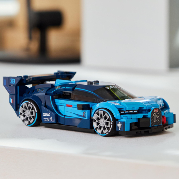 Конструктор LEGO Speed Champions Спортивний автомобіль Bugatti Vision GT Hyper, 284 Деталі
