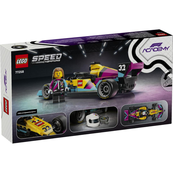 Конструктор LEGO Speed Champions Гоночний автомобіль F1 ACADEMY LEGO, 201 деталь