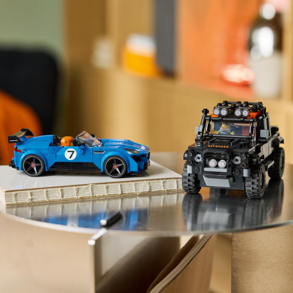 Конструктор LEGO Speed Champions Jaguar Project 7 та Land Rover Defender