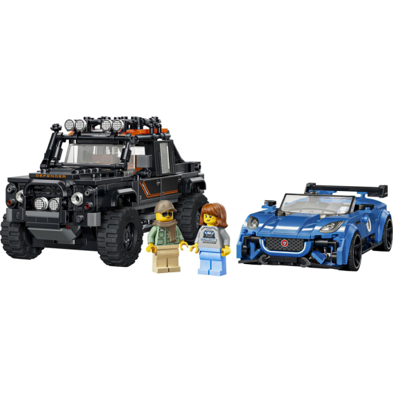 Конструктор LEGO Speed Champions Jaguar Project 7 та Land Rover Defender