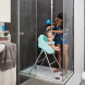 Стільчик для купання Chicco Bubble Nest (сірий)