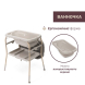 Столик для сповивання Chicco Soft Bubble Armonia з ванночою (колір 61)