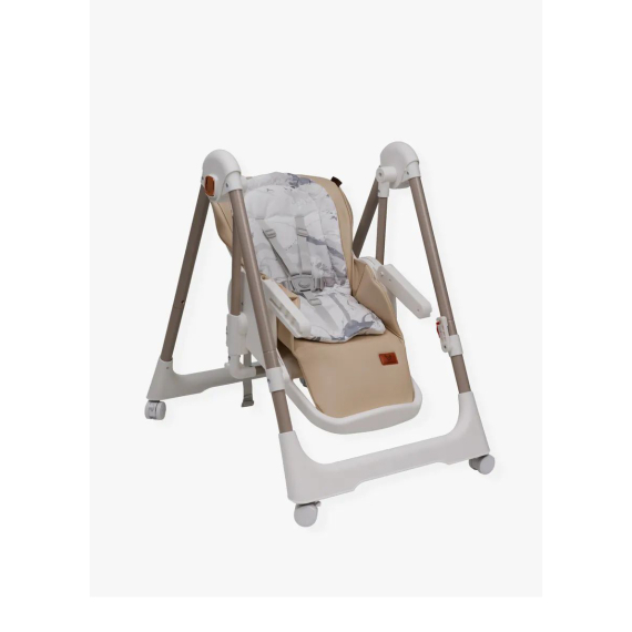 Стілець-гойдалка для годування 2 в 1 VELANO Nomi (beige)