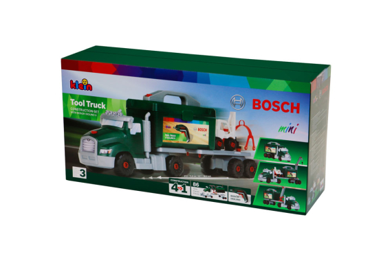 Дитячий конструктор BOSCH mini вантажівка з шурупокрутом Ixolino II