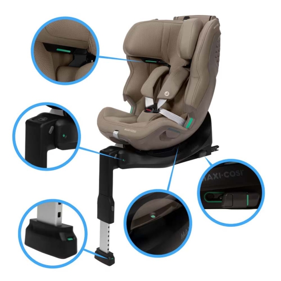 Автокрісло MAXI-COSI Emerald 360 Plus (Authentic Truffle)