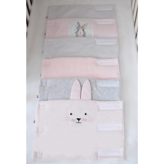 Комплект Фэнс-бампер Baby Veres Summer Bunny, 6 единиц (pink)