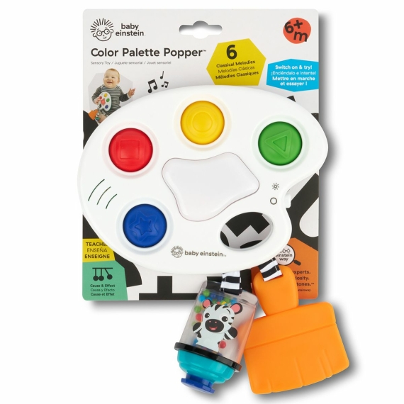 Іграшка розвиваюча музична Baby Einstein Color Palette Popper