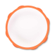 Тарелка силиконовая Baboo с противоскользящим основанием, 6+ мес (оранжевая)
