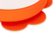 Тарелка силиконовая Baboo с противоскользящим основанием, 6+ мес (оранжевая)