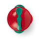 Мисочка Baboo с основой-присоской, крышкой и ложечкой, от 6 месяцев (красная)