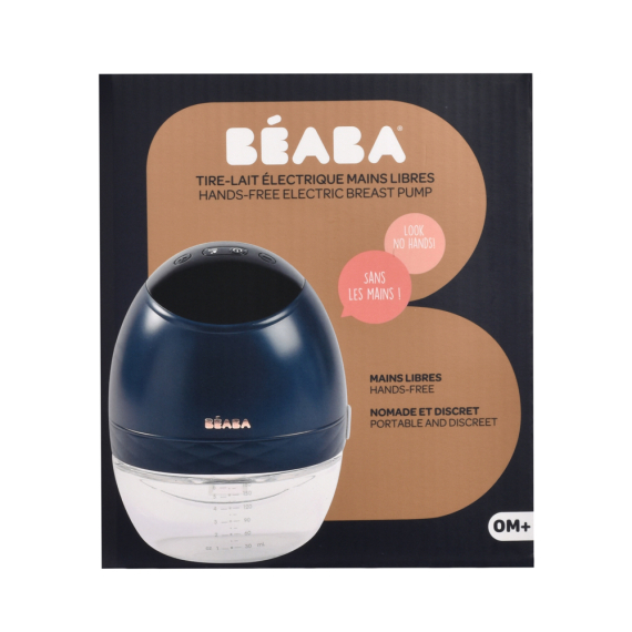 Електричний молоковідсмоктувач Beaba Hands-Free (синій)
