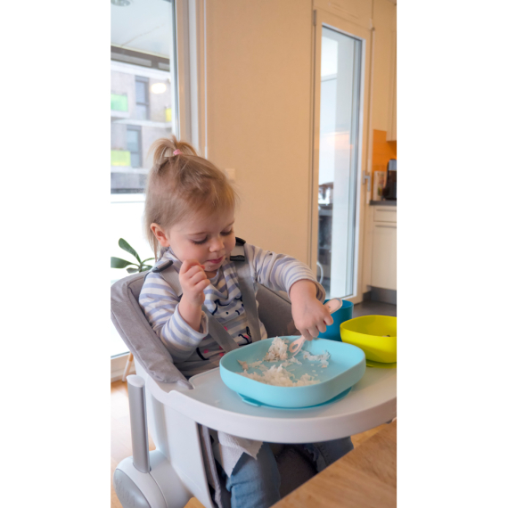 Ложка Beaba силіконова 8+ (рожевий)