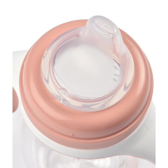 Поїльник Beaba навчальний 2 в 1, 210 мл (рожевий)