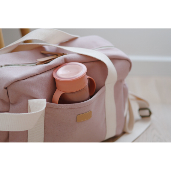 Поїльник-непроливайка Beaba 360°, 340 мл (рожевий)