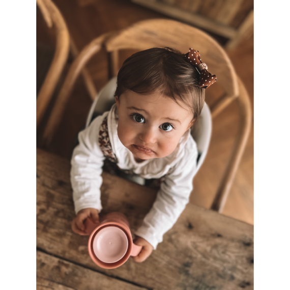 Поїльник-непроливайка Beaba 360°, 340 мл (рожевий)