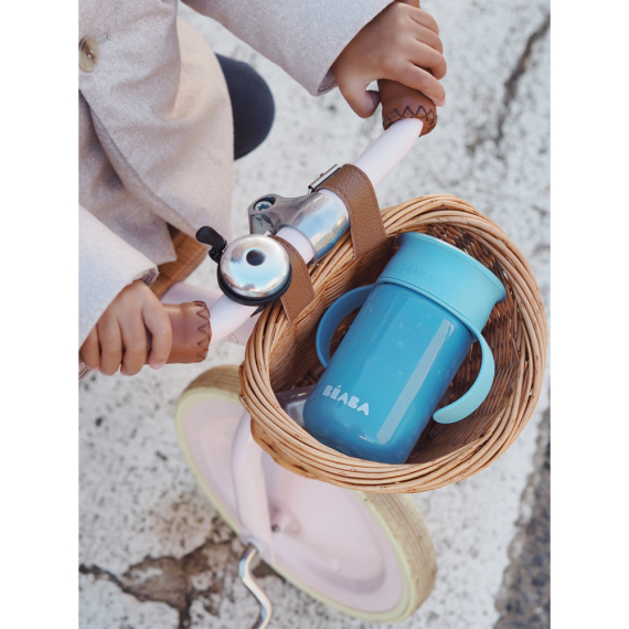 Поїльник-непроливайка Beaba 360°, 340 мл (блакитний)