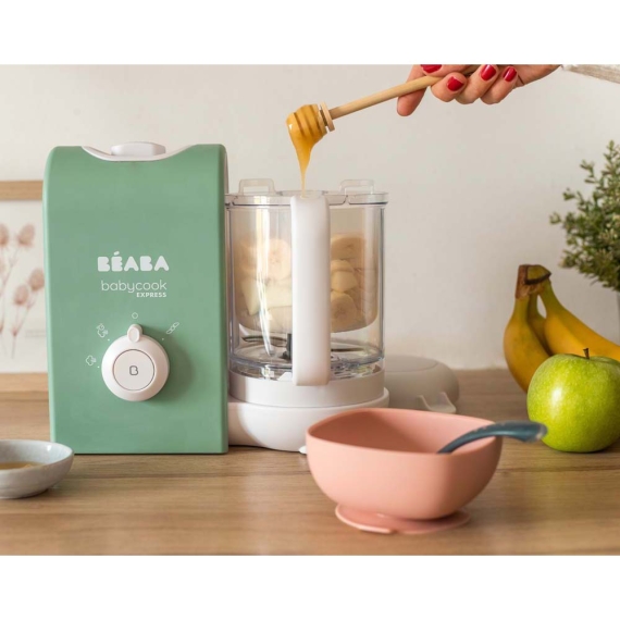 Пароварка-блендер Beaba Babycook Express (оливковий)