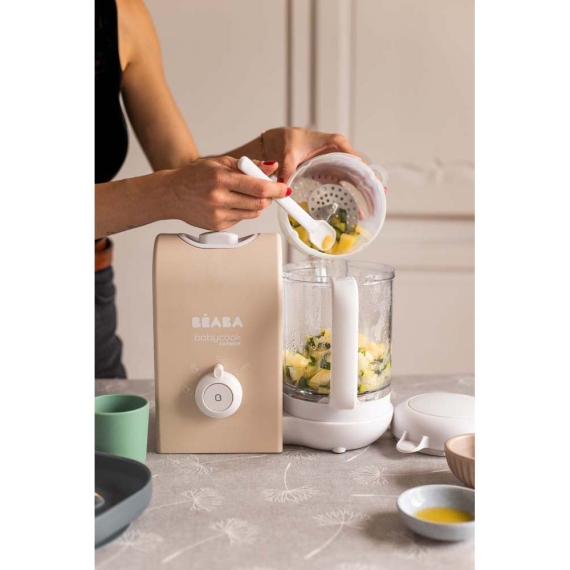 Пароварка-блендер Beaba Babycook Express (бежевий)