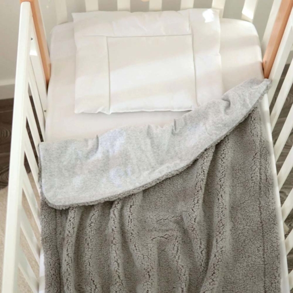Плед Baby Veres Плюш Тедді, 100х80 см (сірий)