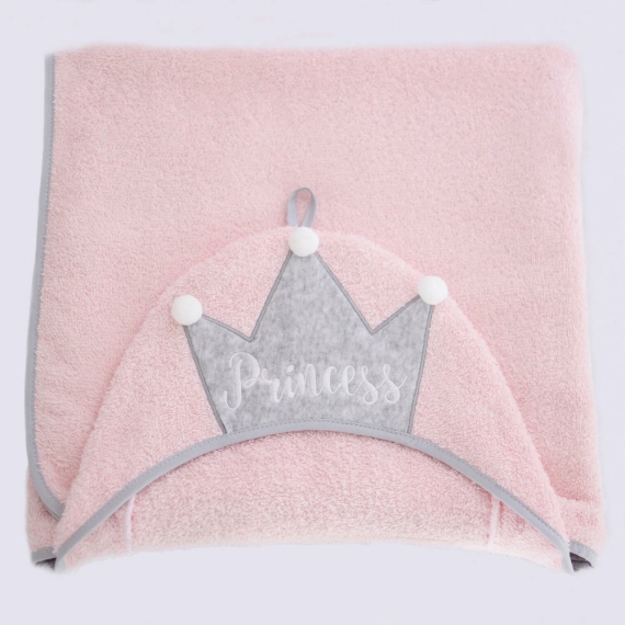 Пеленка для купания Baby Veres Princess pink 80х120 см