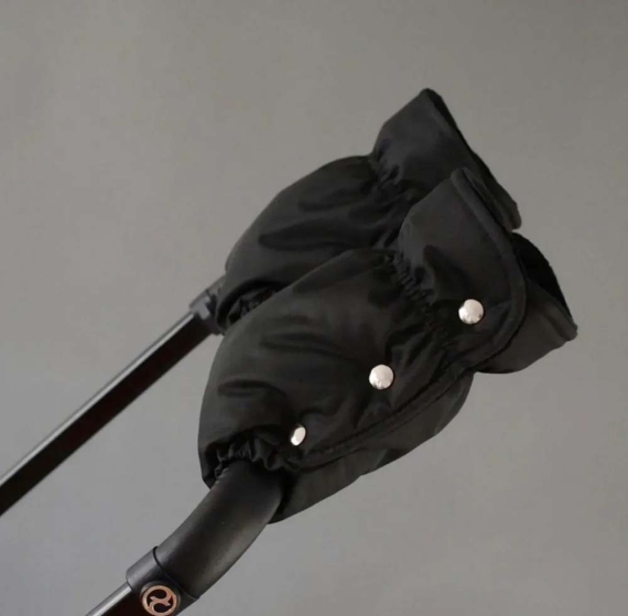 Рукавиці на візок Decoza Moms (Чорний оксфорд)