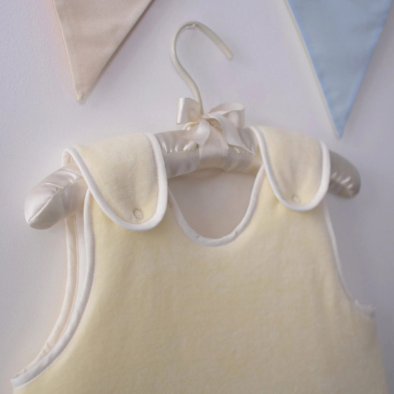 Cпальник Baby Veres Велюр, 0-9 місяців (молочний)