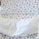 Сменная постель Baby Veres Фланель, 3 единиц (серые звездочки на белом)