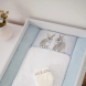 Cповивальний матрац Baby Veres Summer Bunny, 50х70 см (blue NEW)
