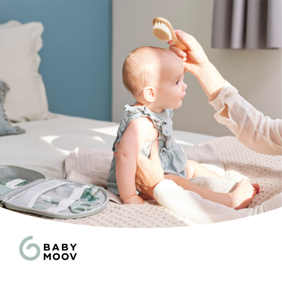Набір для догляду за дитиною в органайзері Babymoov (зелений)
