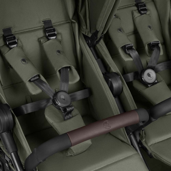 Прогулянкова коляска для двійні ABC Design Bayamo (Pea)