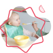 Набір тарілок глибоких Babymoov, 5шт + 3 ложки