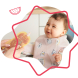 Нагрудник з довгими рукавами Babymoov, (рожевий)