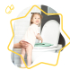 Накладка на унітаз розкладна Babymoov