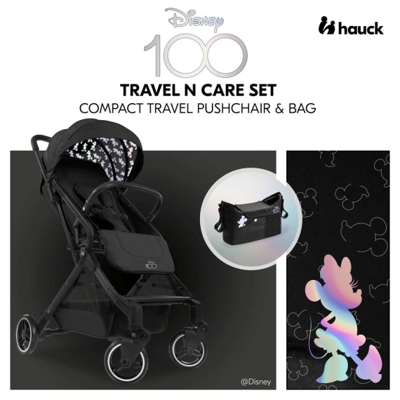 Прогулочная коляска Hauck Travel N Care Disney с органайзером (100 Black)
