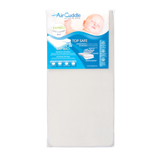 Матрац AirCuddle Bambio Safe Combo 60x120 см з наматрацником Top Safe