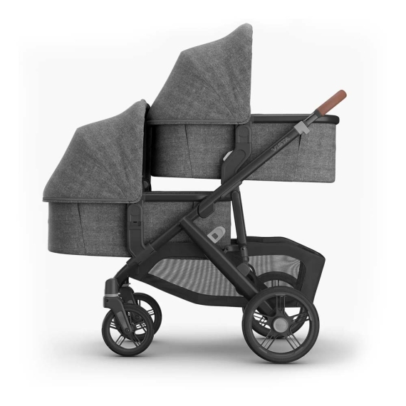 Люлька Uppababy Bassinet V3 для колясок Vista, Cruz і Ridge (Jake / Charcoal / Carbon Frame)