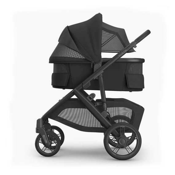 Люлька Uppababy Bassinet V3 для колясок Vista, Cruz і Ridge (Jake / Charcoal / Carbon Frame)
