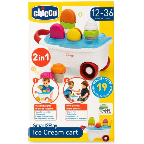 Іграшка-сортер Chicco Візок з морозивом