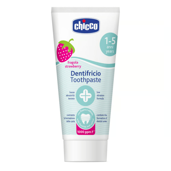 Зубна паста Chicco Полуниця з фтором, 50 мл