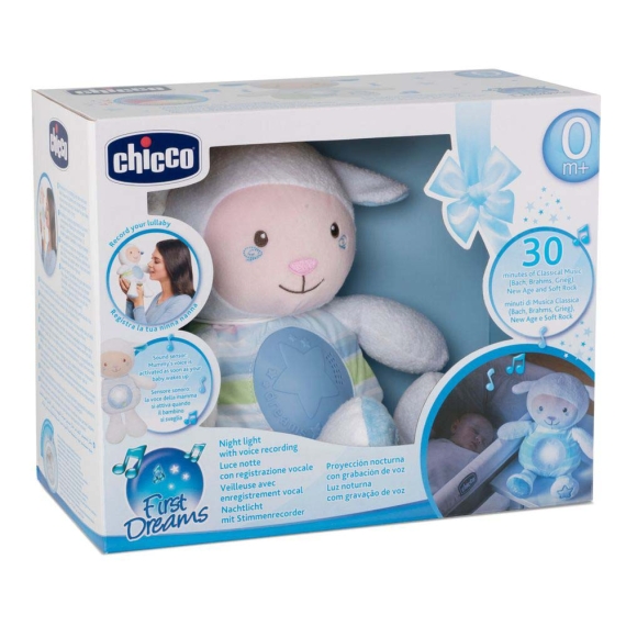 Іграшка музична Chicco Вівця (блакитна)