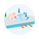 Матрац AirCuddle Bambio Safe Combo 60x120 см з наматрацником Top Safe