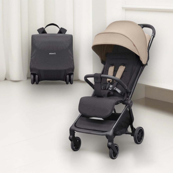 Прогулянкова коляска CARRELLO Atom S CRL-5526 (Ceramic Beige)