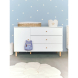 Корзина для іграшок Childhome Flower 30x20x15 см (білий)