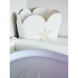 Корзина для іграшок Childhome Flower 30x20x15 см (білий)