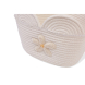 Корзина для іграшок Childhome Flower 30x20x15 см (білий)