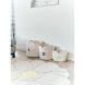 Корзина для іграшок Childhome Flower 30x30x30 см (білий)