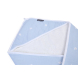 Рушник з капюшоном Childhome 80x80 см (flower blue)