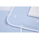 Рушник з капюшоном Childhome 80x80 см (flower blue)