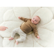 Килимок ігровий Childhome Flower 110 см (білий/жовтий)